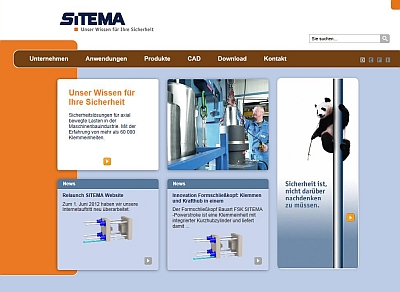New SITEMA homepage